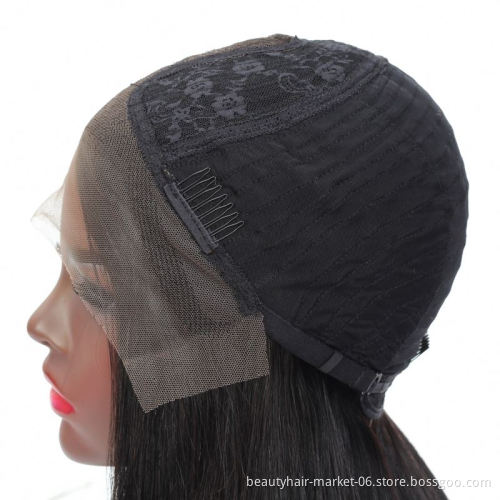 Brazilian Silky Straight Human Hair Lace Wigs Remy Straight Hair Wigs Human Hair Straight Lace Front Wigs For Black Women